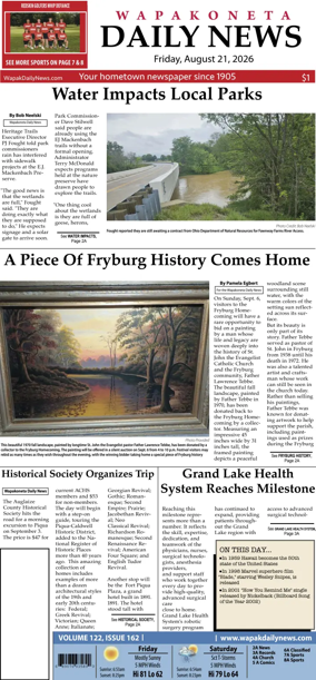 Cover of Wapakoneta Daily News