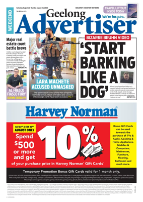Cover of Geelong Advertiser