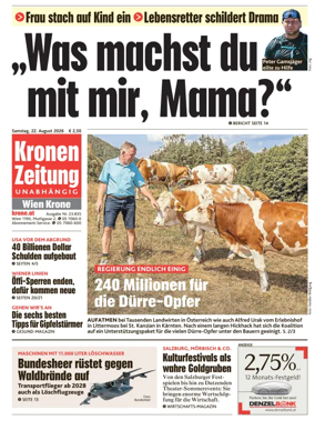 Cover of Kronen Zeitung