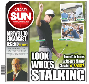 Cover of Calgary Sun