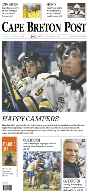 Cover of Cape Breton Post
