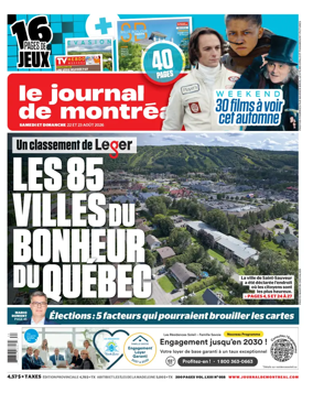 Cover of Le Journal de Montreal