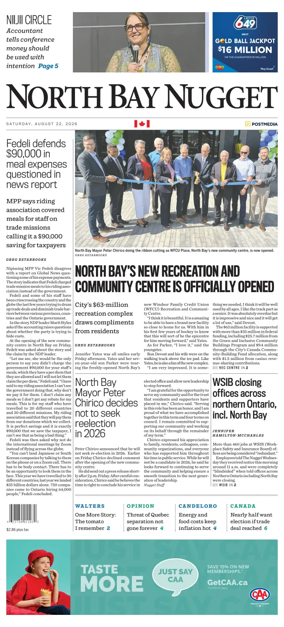 Cover of North Bay Nugget