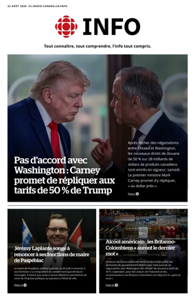 Cover of Radio-Canada Info