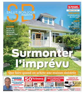 Cover of Le Journal de Quebec - Salut Bonjour Magazine