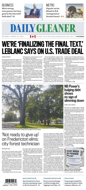Cover of The Daily Gleaner