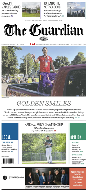 Cover of The Guardian (Charlottetown)