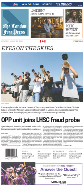 Cover of The London Free Press