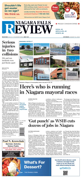 Cover of The Niagara Falls Review