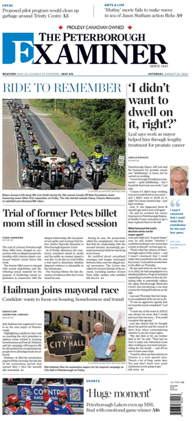 Cover of The Peterborough Examiner