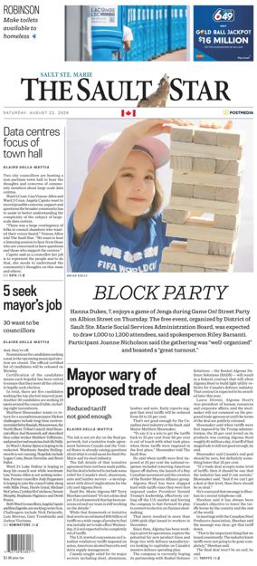 Cover of The Sault Star