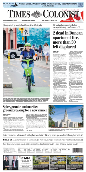Cover of Times Colonist