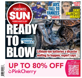Cover of Toronto Sun