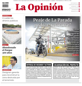 Cover of La Opinion