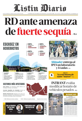 Cover of Listin Diario