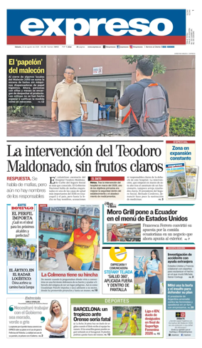 Cover of Diario Expreso