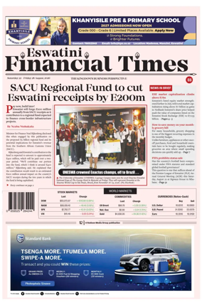 Cover of Eswatini Financial Times