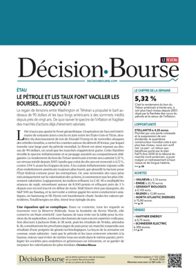 Cover of Decision Bourse