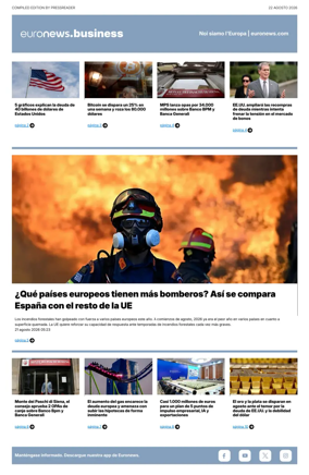 Cover of Euronews Business (Spanish) Compiled Edition