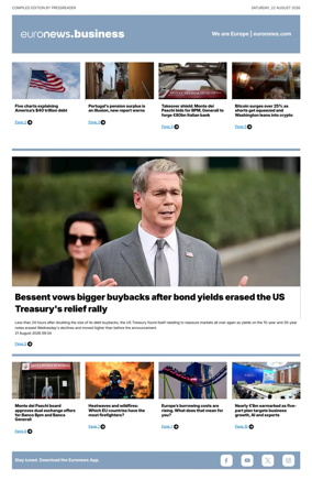 Cover of Euronews Business