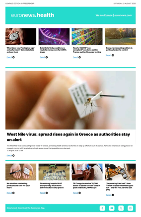 Cover of Euronews Health (English) Compiled Edition