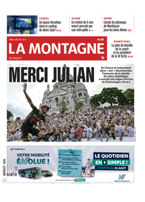 Cover of La Montagne (Vichy)