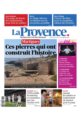 Cover of La Provence Martigues-Istres-Vitrolles-Marignane