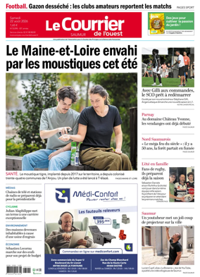 Cover of Le Courrier de l’Ouest (Saumur)