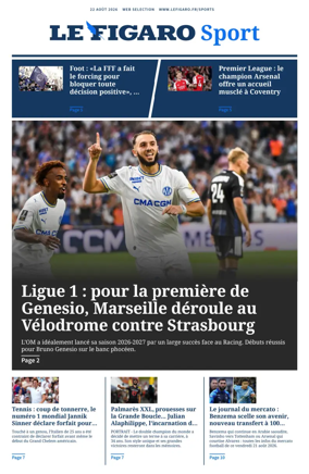 Cover of Le Figaro Sport
