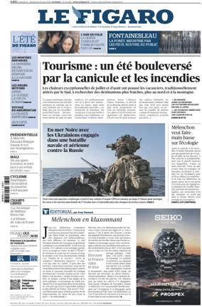 Cover of Le Figaro