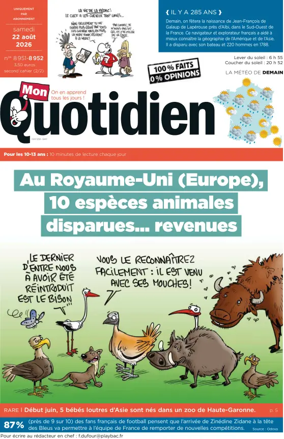 Cover of Mon Quotidien