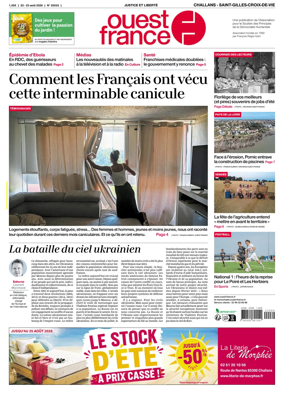 Cover of Ouest France (Challans / Saint-Gilles-Croix-de-Vie)