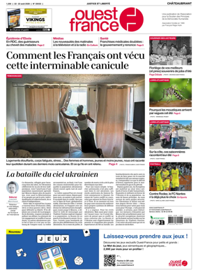 Cover of Ouest France (Chateaubriant)