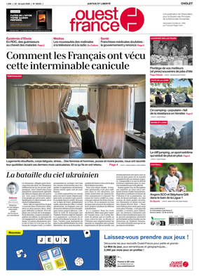 Cover of Ouest France (Cholet)