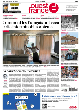 Cover of Ouest France (Dinan)