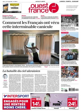 Cover of Ouest-France (Lannion / Paimpol / Guingamp)