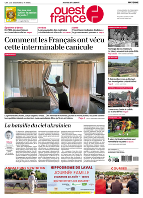 Cover of Ouest France (Mayenne)