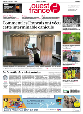 Cover of Ouest France (Nantes)