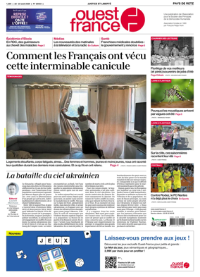 Cover of Ouest France (Pornic / Pays de Retz)