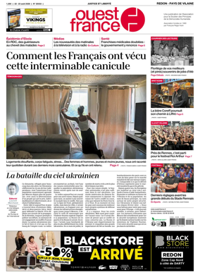 Cover of Ouest France (Redon / Pays de Vilaine)