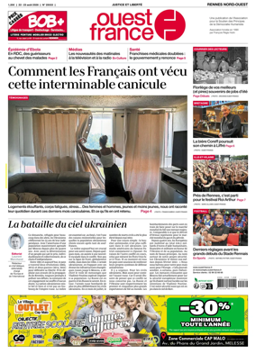 Cover of Ouest-France (Rennes Nord-Ouest)