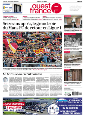 Cover of Ouest France (Sarthe)