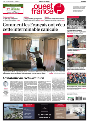 Cover of Ouest France (Vannes)