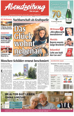 Cover of Abendzeitung Munchen