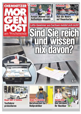 Cover of Chemnitzer Morgenpost