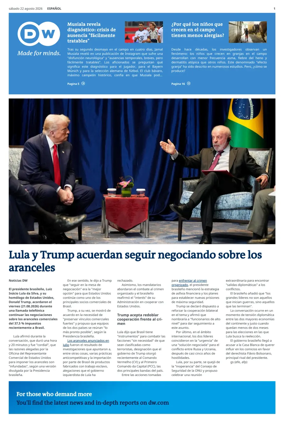 Cover of Deutsche Welle (Spanish edition)