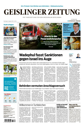 Cover of Geislinger Zeitung