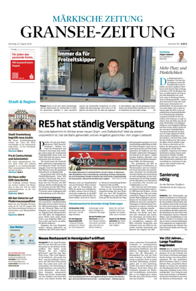 Cover of Gransee-Zeitung