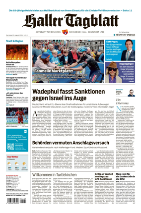 Cover of Haller Tagblatt
