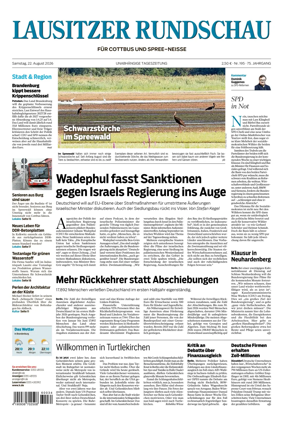 Cover of Lausitzer Rundschau